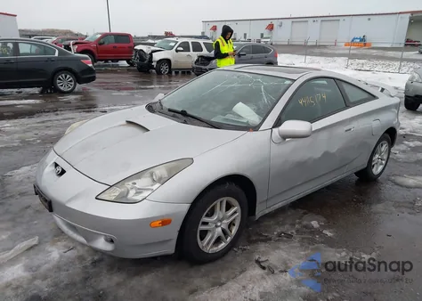 2002 Toyota Celica Gt из США, поврежденный, VIN JTDDR32T720132904